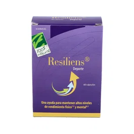 Cien Por Cien Natural Resiliens Deporte 60 Cap.