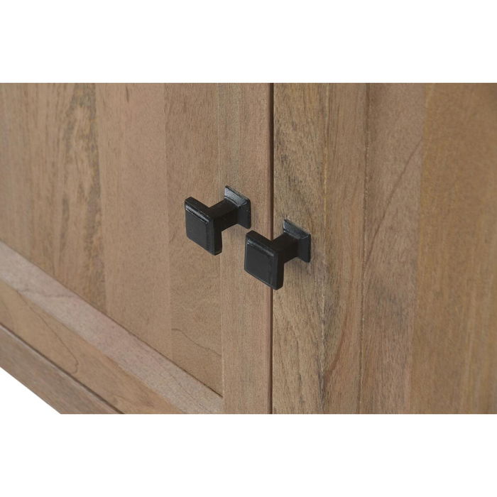 DKD Home Decor Vitrina Loft Mango Metal Natural Negro 42 x 195 x 100 cm