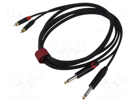 REDS MUSIC Cable Jack 6,3mm a RCA 3m