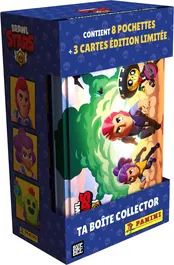 Panini Brawl Stars TC Caja Metálica - 8 Paquetes con 64 Cartas