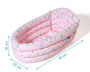 KioKids Bañera Hinchable Bebé Rosa +0 Meses 30x52x78cm