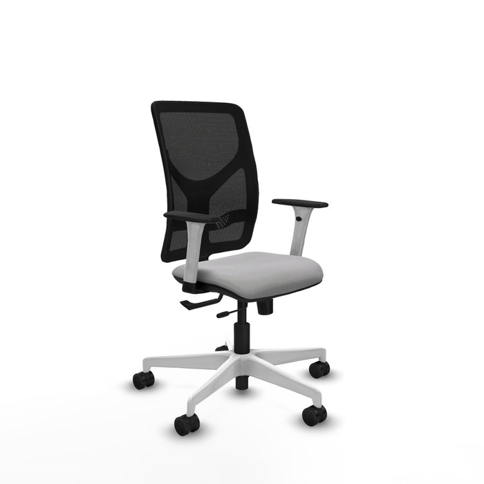 PIQUERAS Y CRESPO Silla de oficina Motilla con mecanismo Sincro/Traslack, Gris claro y Negro PIQUERAS Y CRESPO Silla de oficina Motilla con mecanismo Sincro/Traslack, Gris claro y Negro