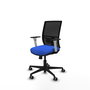 PIQUERAS Y CRESPO Silla de oficina Yunquera Azul con mecanismo Sincro/Traslack