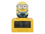 Wondee Despertador Digital Minions con Luz Nocturna, Bob, 14 cm, Reloj Despertador Minions Icon, para Dormitorio, Pilas AA (no Incluidas)