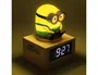 Wondee Despertador Digital Minions con Luz Nocturna, Bob, 14 cm, Reloj Despertador Minions Icon, para Dormitorio, Pilas AA (no Incluidas)