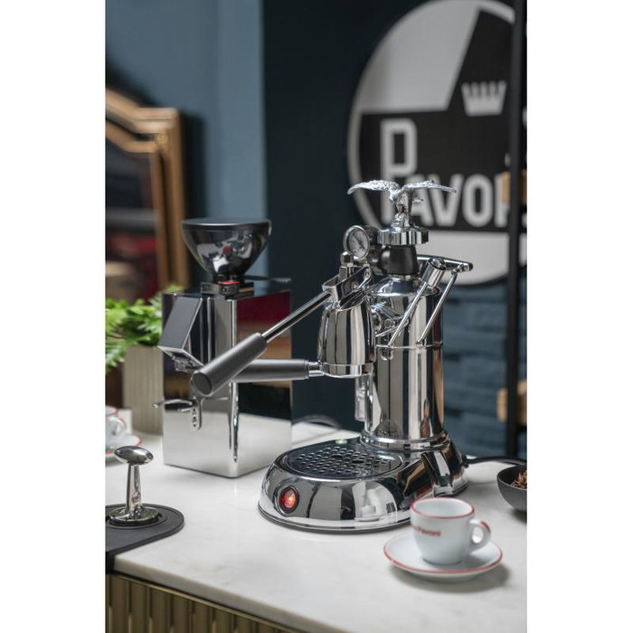 La Pavoni Espresso Machine Handlever LPLMLN01EU Milano Color Plata