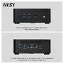 MSI Cubi NUC 1MG-014BEU Mini PC Negro Intel Core 3 100U