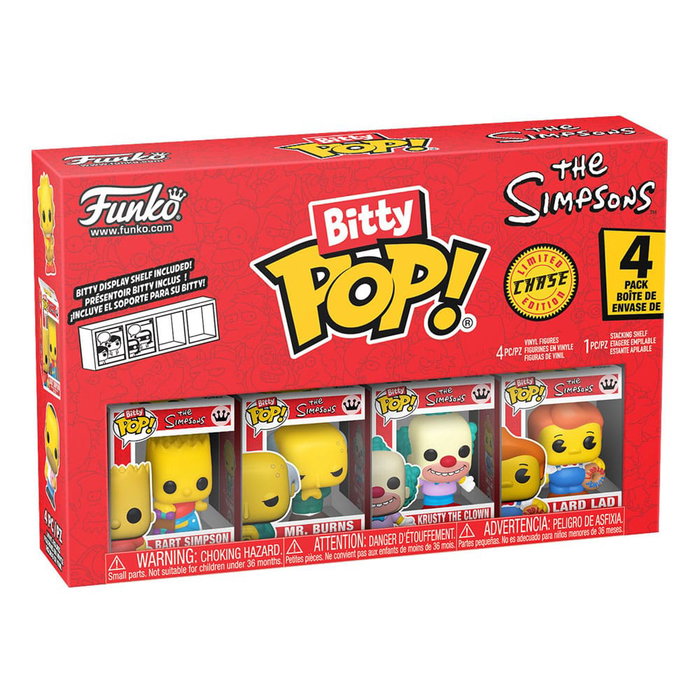 Funko Bitty POP! Los Simpson Pack de 4 Figuras Vinyl Series 1