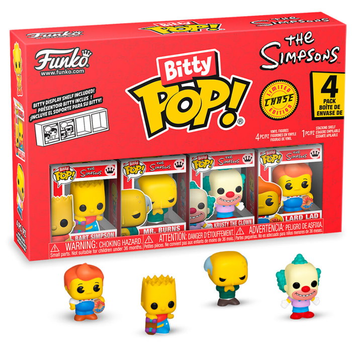 Funko Bitty POP! Los Simpson Pack de 4 Figuras Vinyl Series 1 Funko Bitty POP! Los Simpson Pack de 4 Figuras Vinyl Series 1