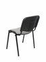 Silla Iso tapizada con Tela color Gris. Sin brazos
