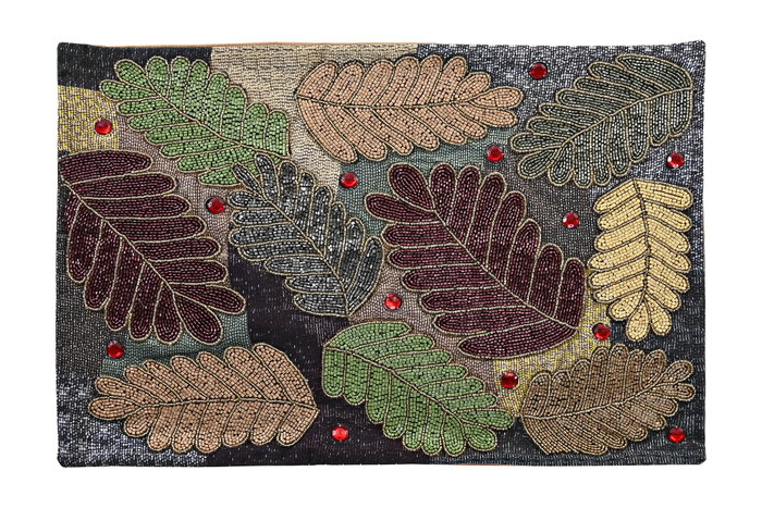 DKD Home Decor Funda Cojin Multicolor Poliéster Algodón Hojas Zipper 40 x 60 cm DKD Home Decor Funda Cojin Multicolor Poliéster Algodón Hojas Zipper 40 x 60 cm