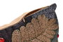 DKD Home Decor Funda Cojin Multicolor Poliéster Algodón Hojas Zipper 40 x 60 cm