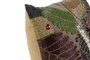 DKD Home Decor Funda Cojin Multicolor Poliéster Algodón Hojas Zipper 40 x 60 cm
