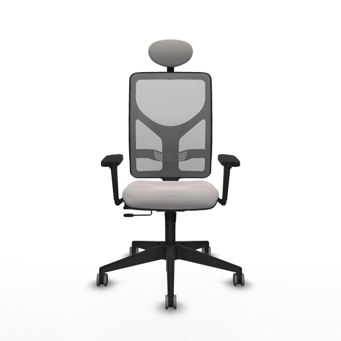 PIQUERAS Y CRESPO Silla de oficina Motilla con mecanismo Sincro/Traslack, Blanco y Gris PIQUERAS Y CRESPO Silla de oficina Motilla con mecanismo Sincro/Traslack, Blanco y Gris