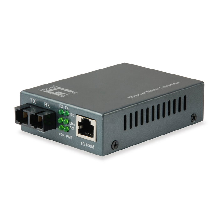 Level One FVT-1101 Convertidor de medio 100 Mbit/s 1310 nm Multimodo Negro Level One FVT-1101 Convertidor de medio 100 Mbit/s 1310 nm Multimodo Negro