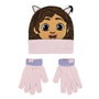 Cerdá Conjunto 2 Piezas Gabby's Dollhouse Gorro y Guantes Rosa