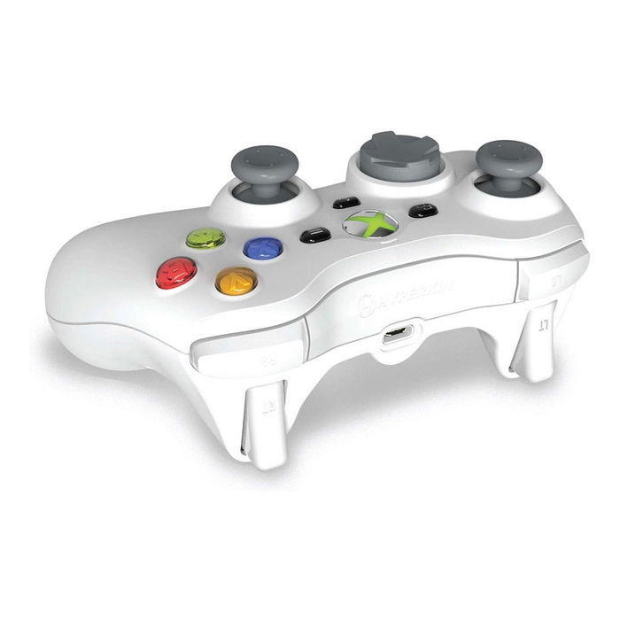 Hyperkin M01368 Mando de Juego Alámbrico USB-C Blanco con Vibración para Xbox Series X/S, Xbox One y PC, Cable 3 m