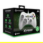 Hyperkin M01368 Mando de Juego Alámbrico USB-C Blanco con Vibración para Xbox Series X/S, Xbox One y PC, Cable 3 m