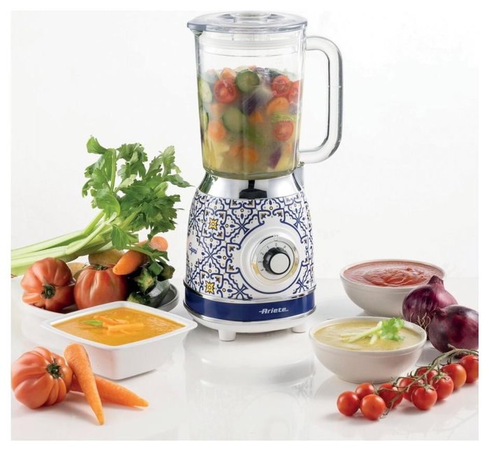 Ariete Batidora de Vaso Capri con Vaso de Vidrio de 1,5 L Ariete Batidora de Vaso Capri con Vaso de Vidrio de 1,5 L