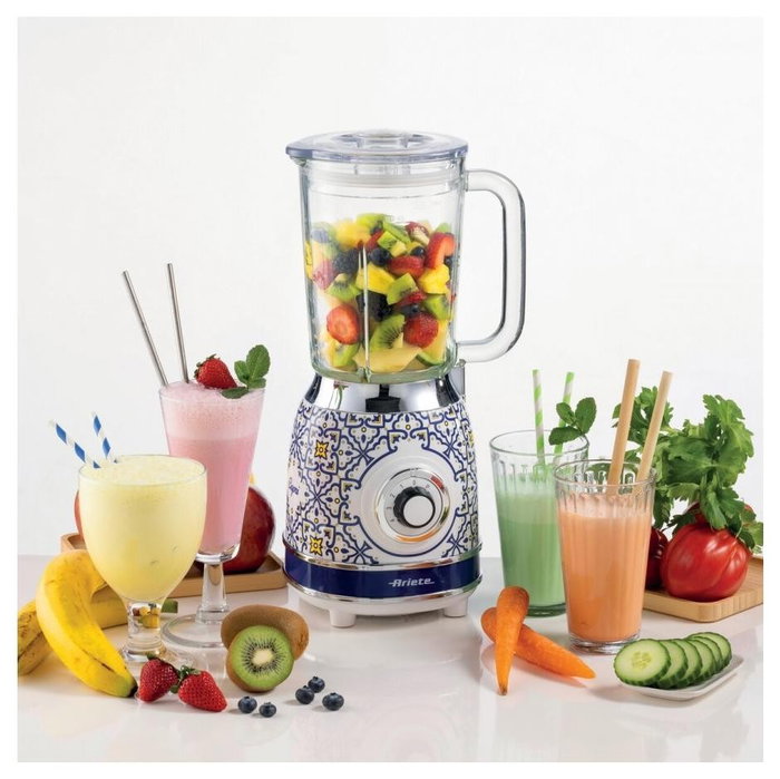 Ariete Batidora de Vaso Capri con Vaso de Vidrio de 1,5 L Ariete Batidora de Vaso Capri con Vaso de Vidrio de 1,5 L