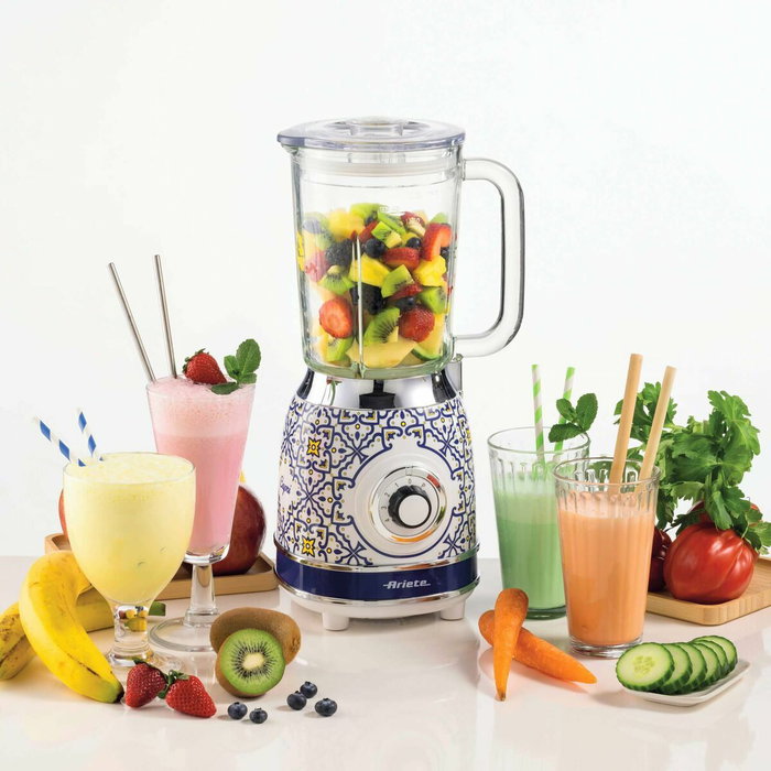 Ariete Batidora de Vaso Capri con Vaso de Vidrio de 1,5 L Ariete Batidora de Vaso Capri con Vaso de Vidrio de 1,5 L