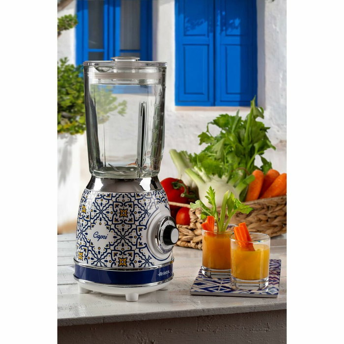 Ariete Batidora de Vaso Capri con Vaso de Vidrio de 1,5 L Ariete Batidora de Vaso Capri con Vaso de Vidrio de 1,5 L