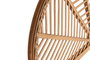 DKD Home Decor Cabecero de Bambú y Ratán Caflo Marrón Claro