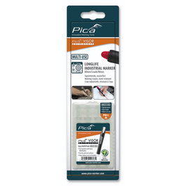 Pica Repuestos de tiza de marcaje permanente VISOR Blanco