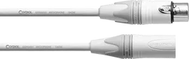 Cordial Cable de Micrófono XLR 10 Metros Blanco