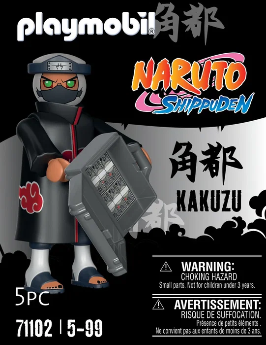 Playmobil 71102 Figura de Juguete Naruto Shippuden - Personaje Kakuzu, para Niños y Niñas a partir de 5 Años, Multicolor