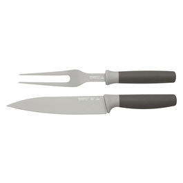 Berghoff 3950095 Set Trinchar 2 Piezas Cuchillo Tenedor Mango Suave