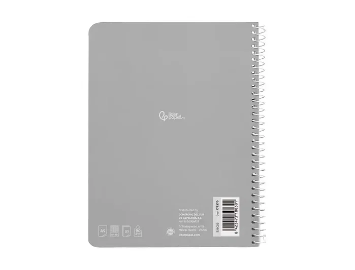 Liderpapel Cuaderno Espiral A5 Witty Tapa Dura 80 Hojas 90g Rayado Colores Surtidos