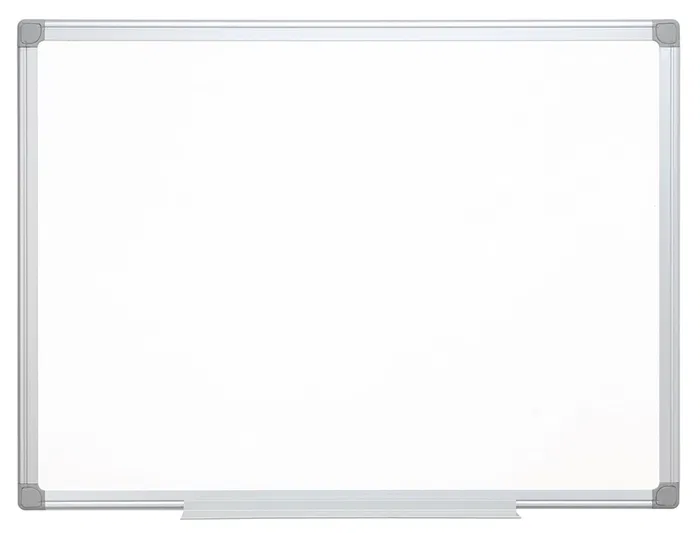 Q-connect Pizarra Blanca Melamina Marco Aluminio 90x60 cm