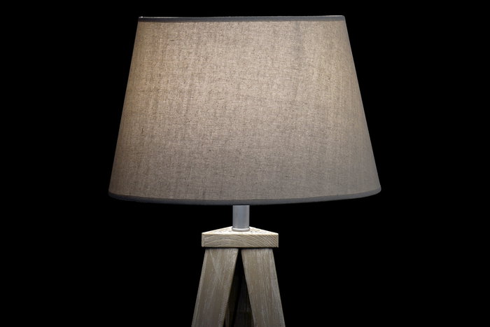 DKD Home Decor Lámpara Pie Sixties 40 x 154 x 40 cm Beige Crema (2 Unidades)