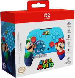 Turtle Beach Rematch Mando Inalámbrico Mario & Luigi para Nintendo Switch