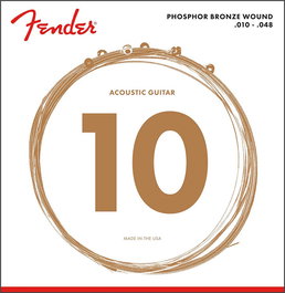 Juego de Cuerdas Fender para Guitarra Acústica Extra Light 010 - 048