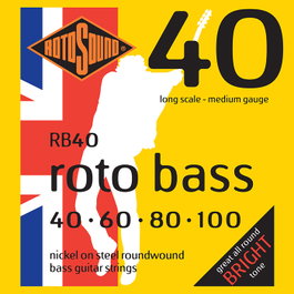 Juego de Cuerdas Rotosound para Bajo 40-100