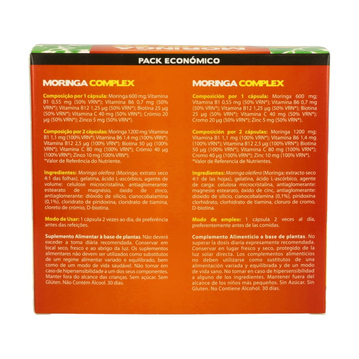 Novity Moringa Complex 60 cápsulas (2 pack de 30) Novity Moringa Complex 60 cápsulas (2 pack de 30)