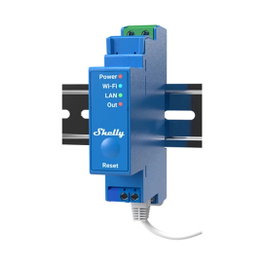 Shelly Pro 1 Relé de Estado Sólido WiFi LAN 16A 1 Canal 1 Fase Bluetooth Montaje Carril DIN