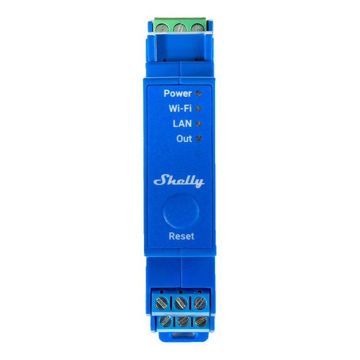 Shelly Pro 1 Relé de estado sólido WLAN LAN 16A 1 Canal