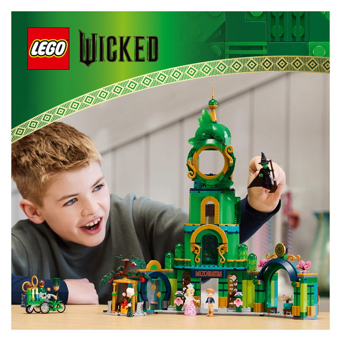 LEGO 75684 Wicked Bienvenidos a Emerald City Juego de Construcción 945 Piezas 9+ años