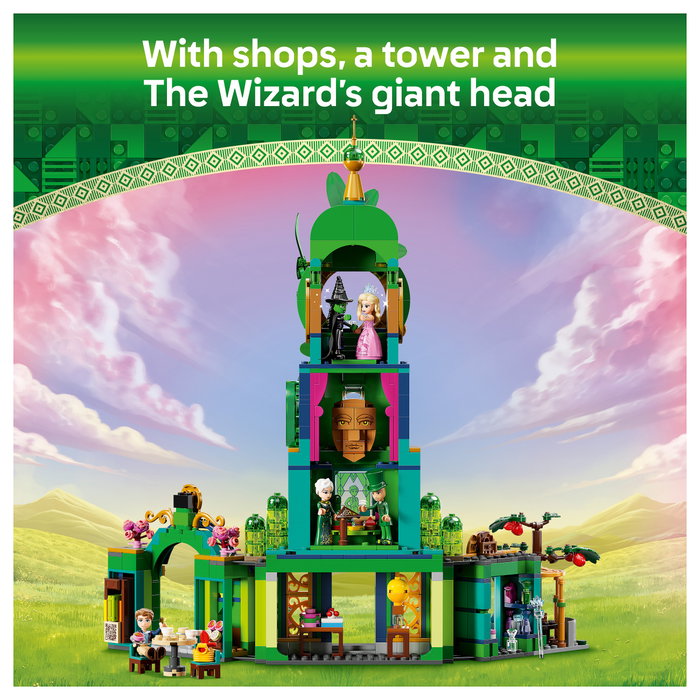LEGO 75684 Wicked Bienvenidos a Emerald City Juego de Construcción 945 Piezas 9+ años