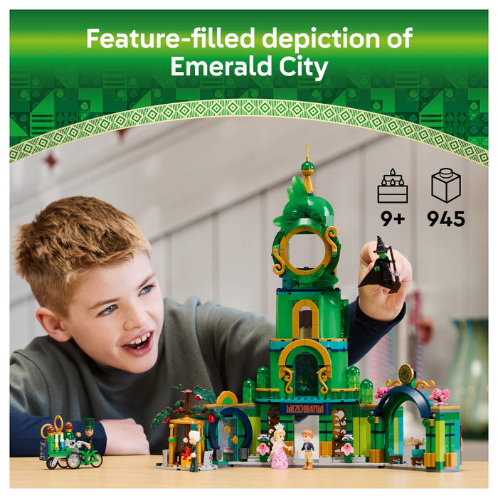 LEGO 75684 Wicked Bienvenidos a Emerald City Juego de Construcción 945 Piezas 9+ años