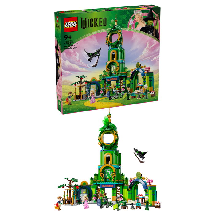 LEGO 75684 Wicked Bienvenidos a Emerald City Juego de Construcción 945 Piezas 9+ años