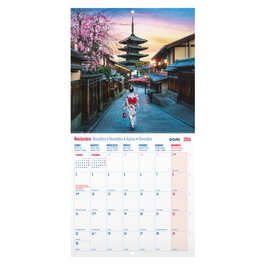Dohe Calendario de Pared Imágenes Mensual Ciudades 2027 300x300