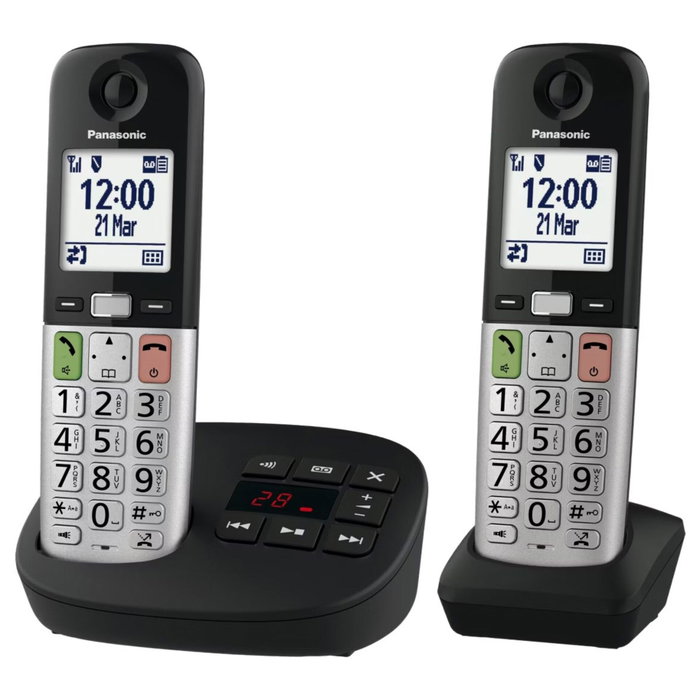 Panasonic KX-TGU432EXB Negro / Plata
