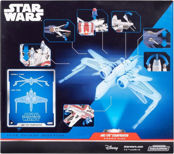 Jazwares Star Wars Vehículo de Lujo ARC 170 20 cm (Series 8) extra_attributes_type_Vehículos Jazwares Star Wars Vehículo de Lujo ARC 170 20 cm (Series 8) extra_attributes_type_Vehículos