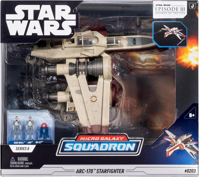 Jazwares Star Wars Vehículo de Lujo ARC 170 20 cm (Series 8) extra_attributes_type_Vehículos Jazwares Star Wars Vehículo de Lujo ARC 170 20 cm (Series 8) extra_attributes_type_Vehículos