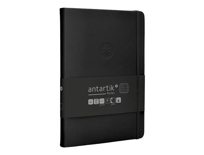 Antartik Cuaderno Antartik Notes Tapa Dura A5 Negro con Hojas Cuadriculadas Antartik Cuaderno Antartik Notes Tapa Dura A5 Negro con Hojas Cuadriculadas