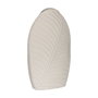 Ixia Jarrón Decorativo de Metal Blanco 26 x 11 x 41 cm